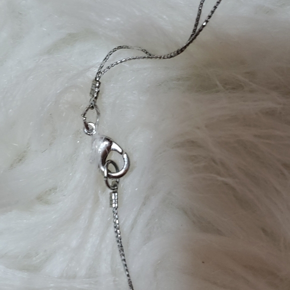 Boutique two strand turquoise color and silver tone long necklace like N… - Picture 3 of 5